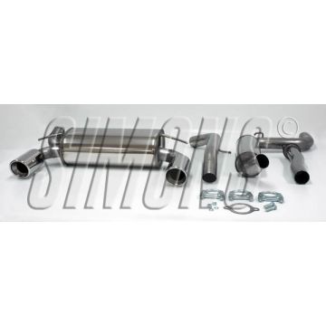 Simons sports exhaust system for Volvo C30 Turbo 09-