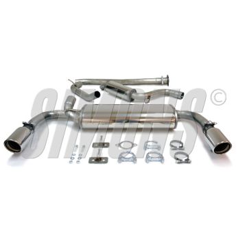 Simons sports exhaust system for Volvo V40 4-cyl 2WD 2013-