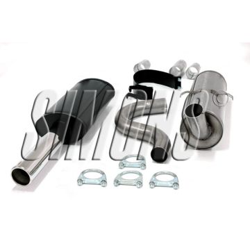Simons sports exhaust system for Volvo 740/940