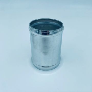 70 mm aluminium koppelstuk met 75 mm lengte