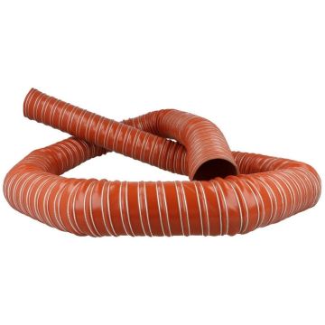 Cold air feed ducting hose silicone - 2m length - red